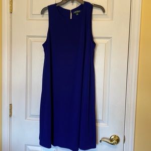 Lauren Island Blue sleeveless dress